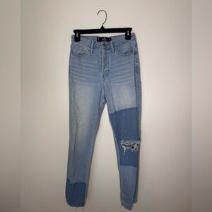 Hollister Light Blue Straight Ultra High-Rise Jeans